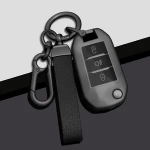 Tpu Car Key Case Cover for Peugeot & Citroën Models, Durable Protection Accessory, Fits Multiple Vehicles, Easy Installation
