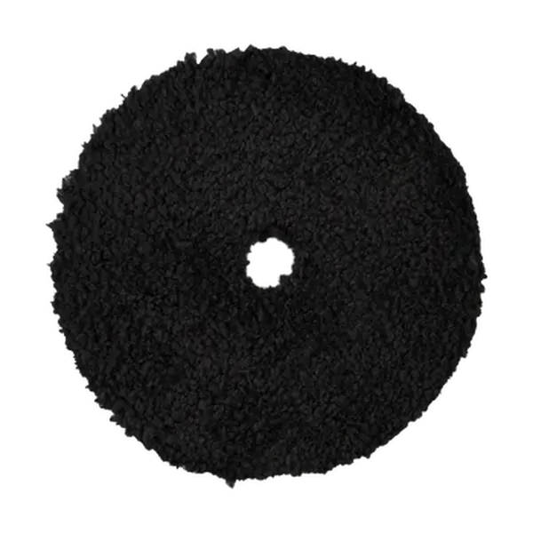580MFP - 5" Black Standard Microfiber Pad with Orange Foam Interface - Cutting