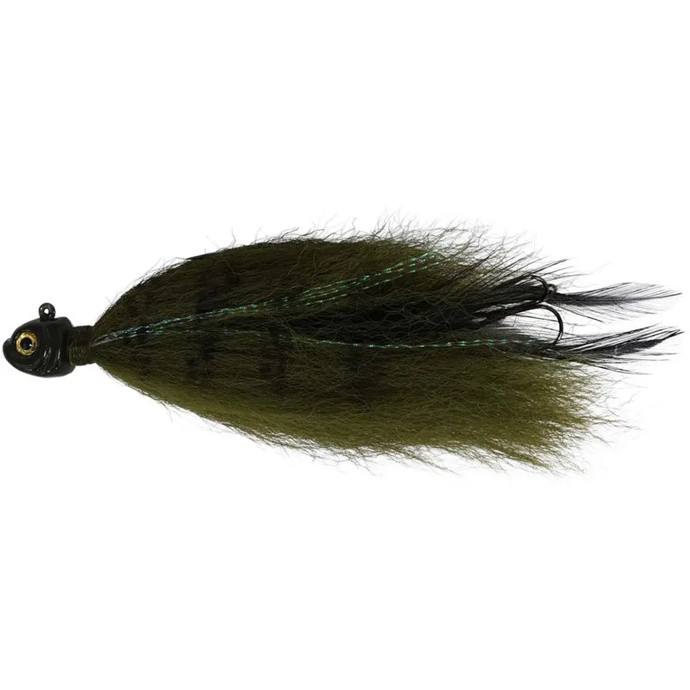 Nortland Lures Manitoba Mullet, Multi-Size Fishing Lure with Synthetic Hair, Natural Profile, Attracts Trout, Pike, and Muskies
