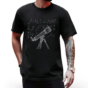 Star Constellations Galaxy Telescope Outer Space Astronomy T-Shirt