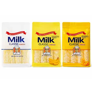 NEW - Milk Rice Snack Variety Pack (3 Flavors) | Melt-in-Your-Mouth Korean Style Rice Snack | Banana, Cheese, Milk | 56g Each