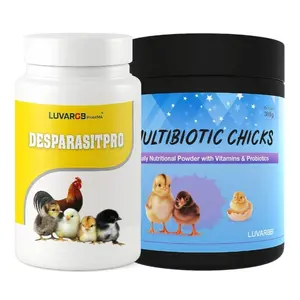 Poultry Starter Care Pack | Multivitamin + Probiotics & Electrolytes 350g + Digestive Support 200 Tablets