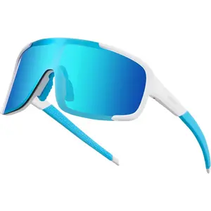【Single Pack】Z87+ Polarized Windproof Sports Sunglasses | UV400 Anti-Glare Safety Eyewear for Men Women Cycling Fishing Hiking Driving