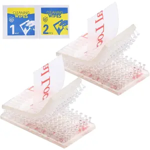 EZ Pass Mounting Strips with Adhesive for EZ Pass/iPass Illinois/Sunpass  Windshield Toll Transponder Holders | Sticky Replacement Double Sided Tape Sticker,4 Pieces|2 Sets