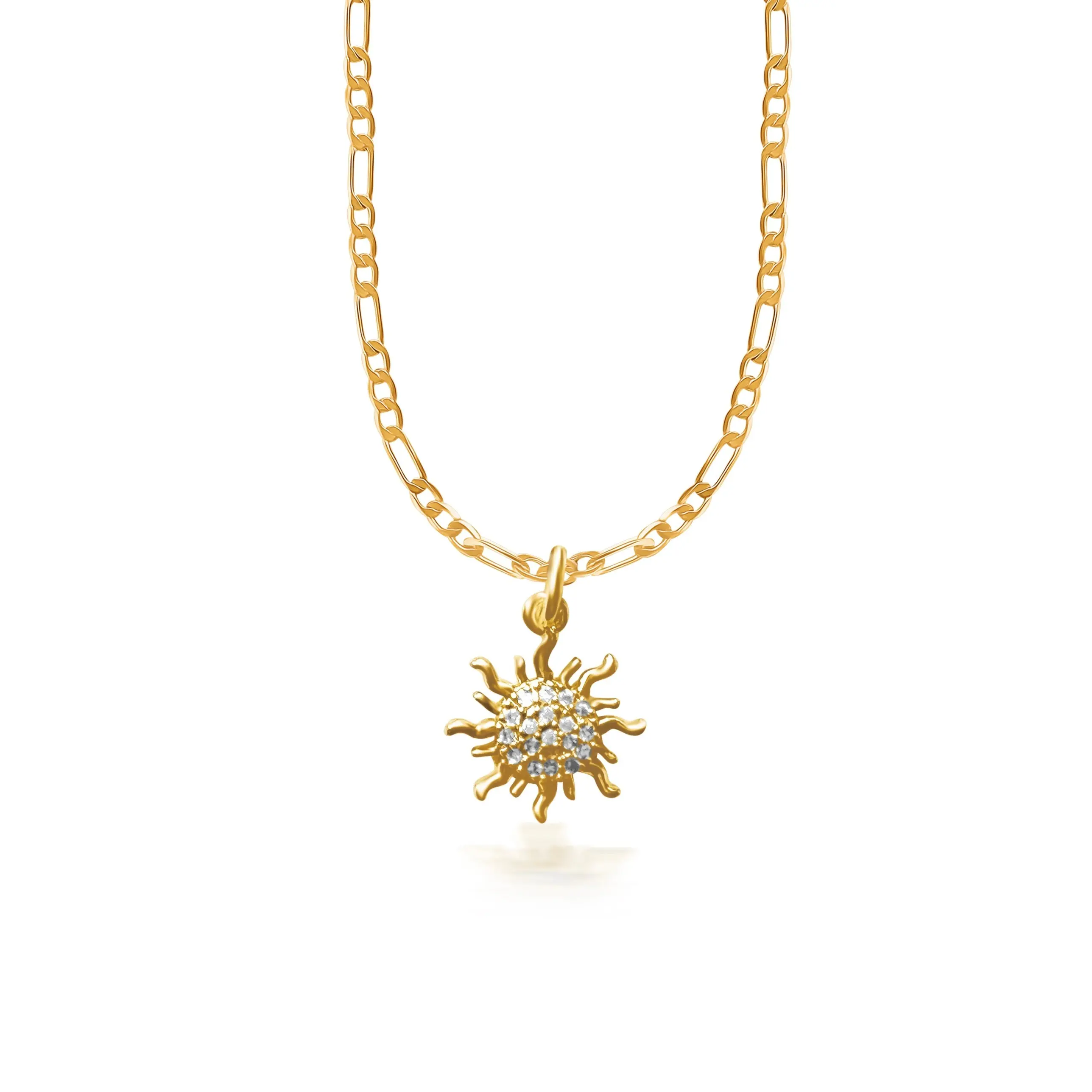 Evie Sun Necklace - Gold Filled Water resistant YUMIYU