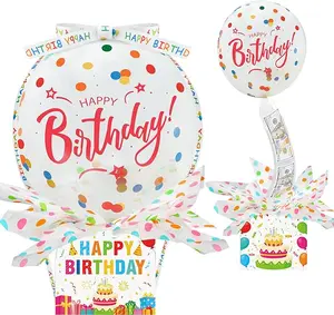 Pull Money Balloon Box Colorful Birthday Balloon Money Surprise Box Funny Pull Cash Birthday Surprise Kit for Women Men Birthdays Parties Cash Gift Supplies
