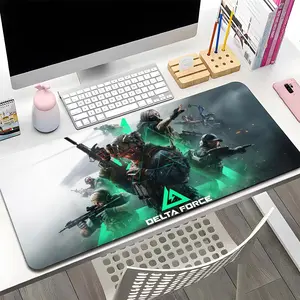 Delta Force Mouse Pad Mousepad HD Printing Computer Gamers Locking Edge Non-slip Mouse Pad XXL90x40cm Keyboard PC Desk Pad