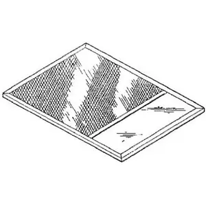 Broan-NuTone BP57 Aluminum Range Hood Filter with Light Lens - Large Home Appliance Part, Accessories