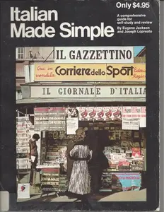 USED Book - Italian Made Simple (A Comprehensive Guide for Self-study and Review) by Eugene Jackson (Paperback)