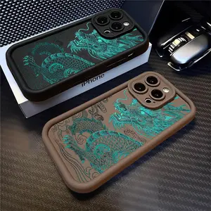 1 Pack TPU Shockproof Soft Silicone Phone Case for iPhone 17/16/15/14/13/12/11/pro/max/plus/mini DLTYJT160