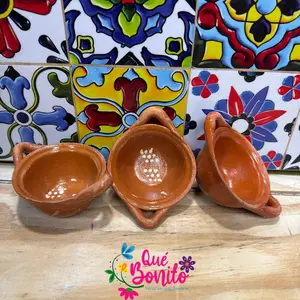 Hand Crafted Set of Three Small Casseroles