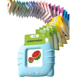 510 Words, Talking Flash Cards for Toddler 1 2 3 4 Year Olds, Language Learning Toys, Pocket Speech Therapy Toys, Montessori Tools with 31 Themes, Children's Sensory Device