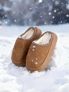 Slippers, Durable Comfort Design, Perfect for Daily Wear, Soft Material All-Day Comfort, Indoor/outdoor Warm Cotton Slippers, Footwear