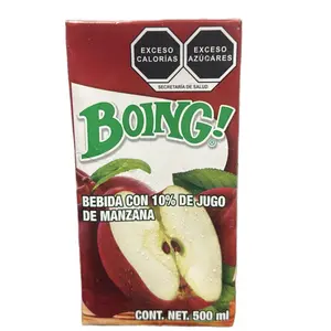 3 Packs De Boing Sabor Manzana de 500ml