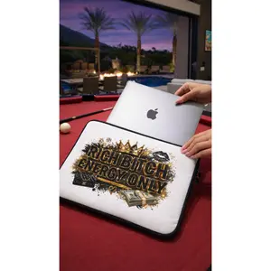 Rich B*tch Energy Only laptop sleeve