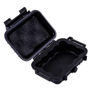 Waterproof Hard Travel Case 5.75" with Rubber & Foam Interior Fits Accessories up to 3.5"x1.87"x1.25" Airtight Impact-Resistant Design