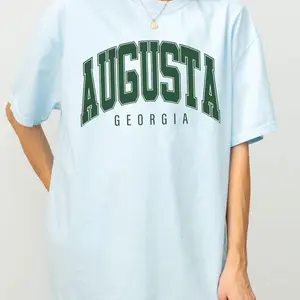 Augusta Comfort Colors Shirt, Augusta GA Comfort Colors Shirt, Augusta Georgia Shirt, Oversized, Trendy, Golf Shirt, Golf Gift, Golfing - Lauriel Designs
