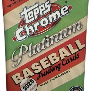 2025 TOPPS CHROME PLATINUM Trading Card Pack - Single (1) Pack, RIPnSHIP Service Included