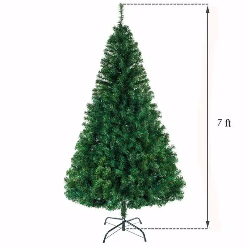 Green 7Ft 1100 Branch PVC Christmas Tree