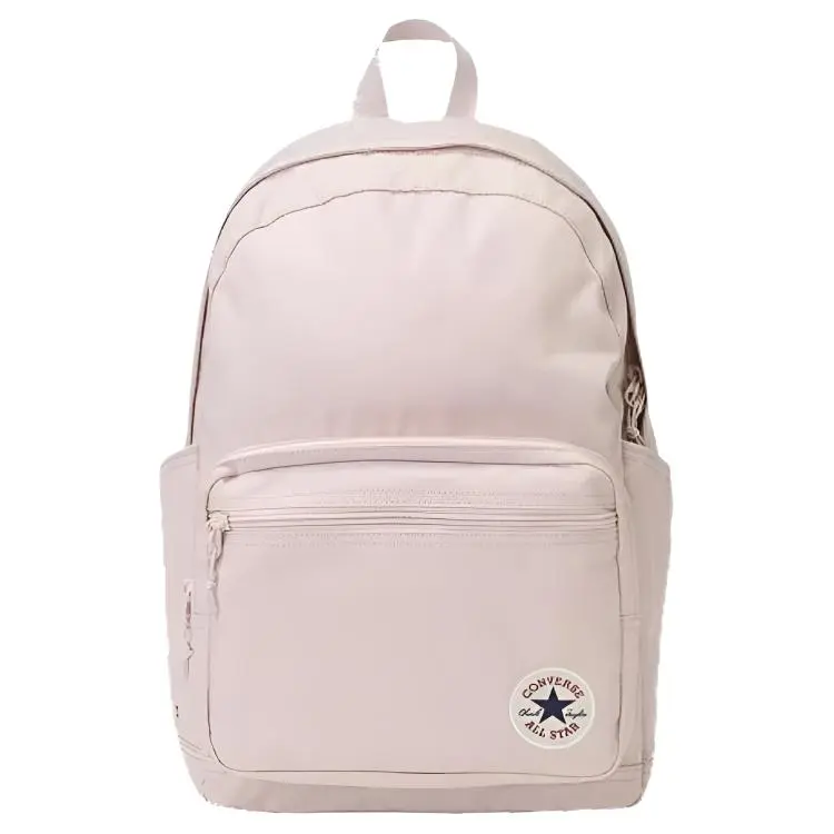 Converse GO 2 Women's 25L Polyester Backpack, Blush Pink, Casual Travel, Portable Lightweight, Stylish Daypack for School, Casual Travel Backpack