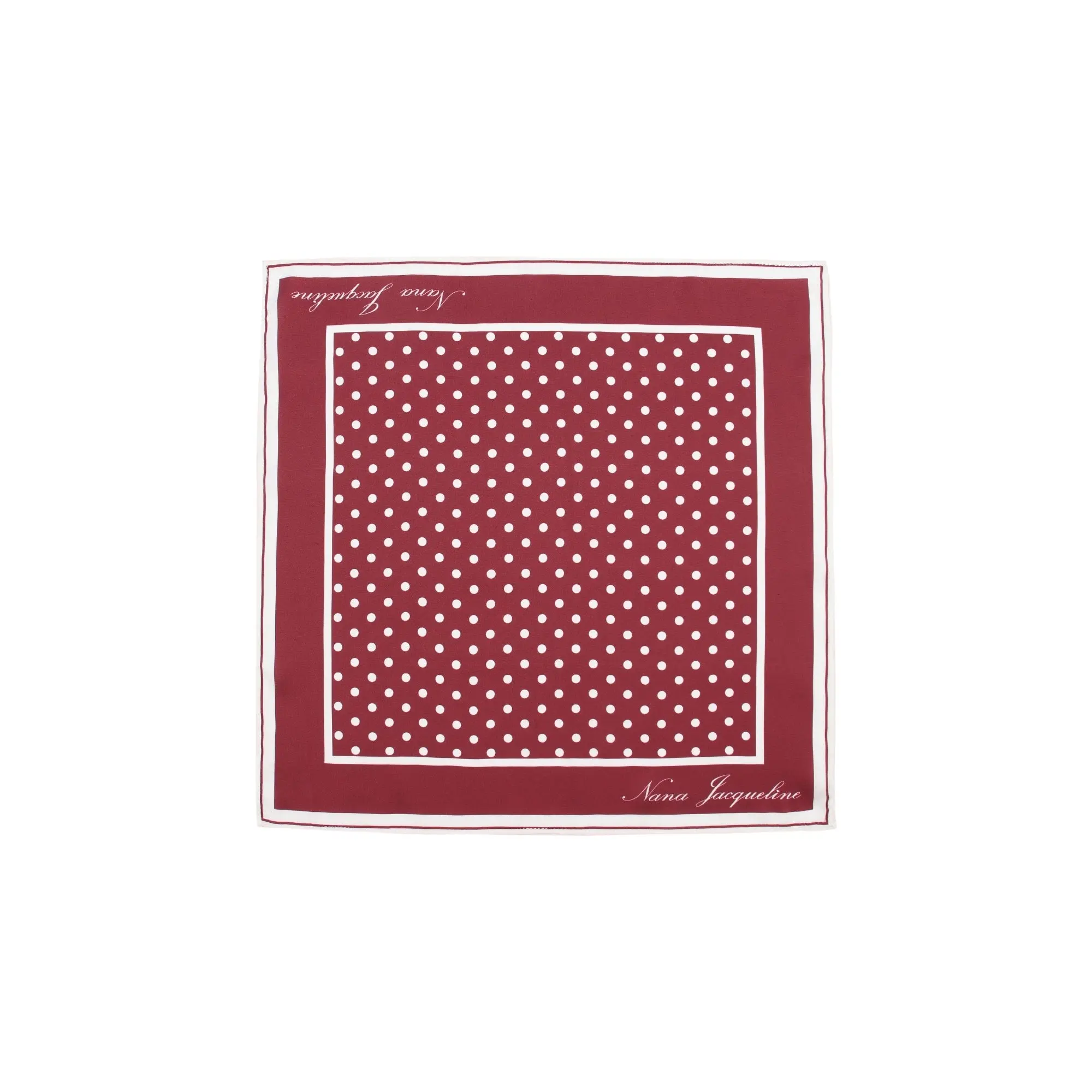 Bridget Pocket Square (Red)