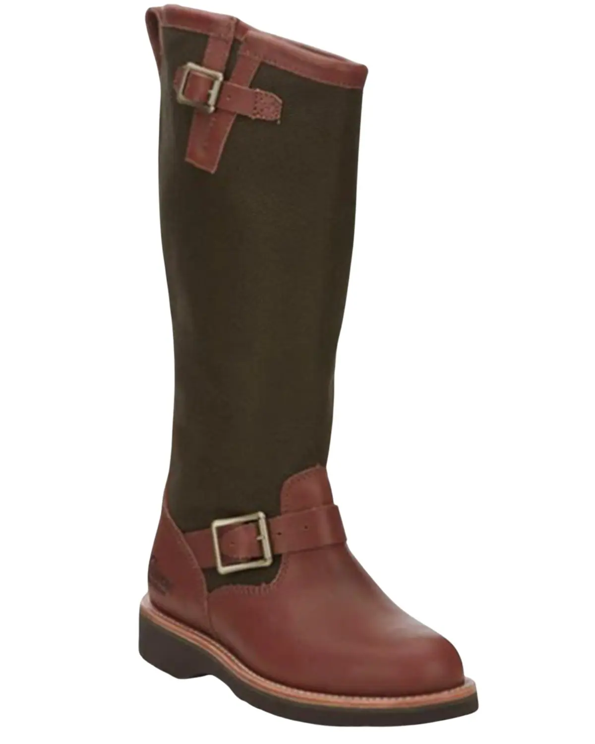 Chippewa Women's Women'S Snake Proof Pull On Leather Buckle Boot Round Toe - Sn6913