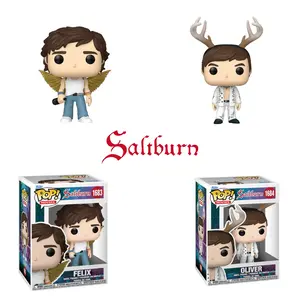 Saltburn Movie Complete Wave Set of 2 Funko Pop! Vinyl Figures – Oliver Quick #1684 & Felix Catton #1683