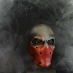 Batman: Arkham Knight Azrael Mask - Handmade Lightweight Cosplay or Display Edition - Limited Run Red Velvet Edition