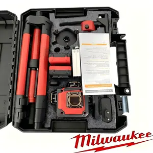 2026 Milwaukee 16-Line Green Laser Level – Outdoor Horizontal & Vertical Lines, Automatic Calibration, Precision Tool Kit for Home & Professional Use Tool Box