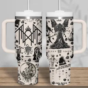 Vintage Sleep Token Music Tumbler 40oz 20oz Gifts, Sleep Token Band Tumbler, Gift For Fans