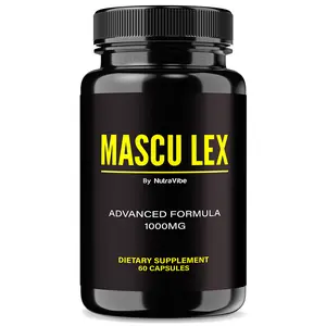 Mascu Lex Capsules- Advanced Formula 1000mg Dietary Supplement with Natural Ingredients for Health & Wellness