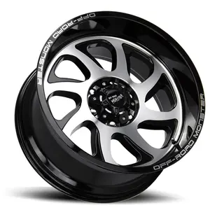 M22 Gloss Black Machined Wheel