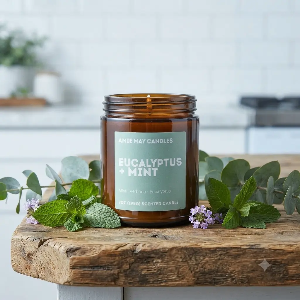 Eucalyptus + Mint 7oz Scented Candle