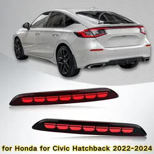 Replacement Parts for Honda Civic 11th Hatchback Generation 2022-2024 Rear Bumper Light Covers, 2 Pieces