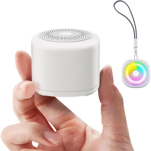 Mini Sleep Sound Machine, Portable White Noise Machine for Baby Sleeping Sounds Machine,10 Sounds Lullaby,7 Gradient Night Light Noise Sleeping Machines, Adjustable 30 Volumes Sleep Timer for Kids