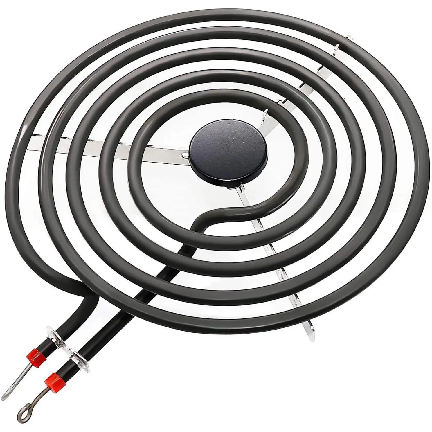 8-Inch Range Burner, 5-Turn Coiled Shape Stainless Steel Alloy Heating Element for DIY Users, 2600W Power Replacement for Whirlpool, Kenmore & Frigidaire Stoves
