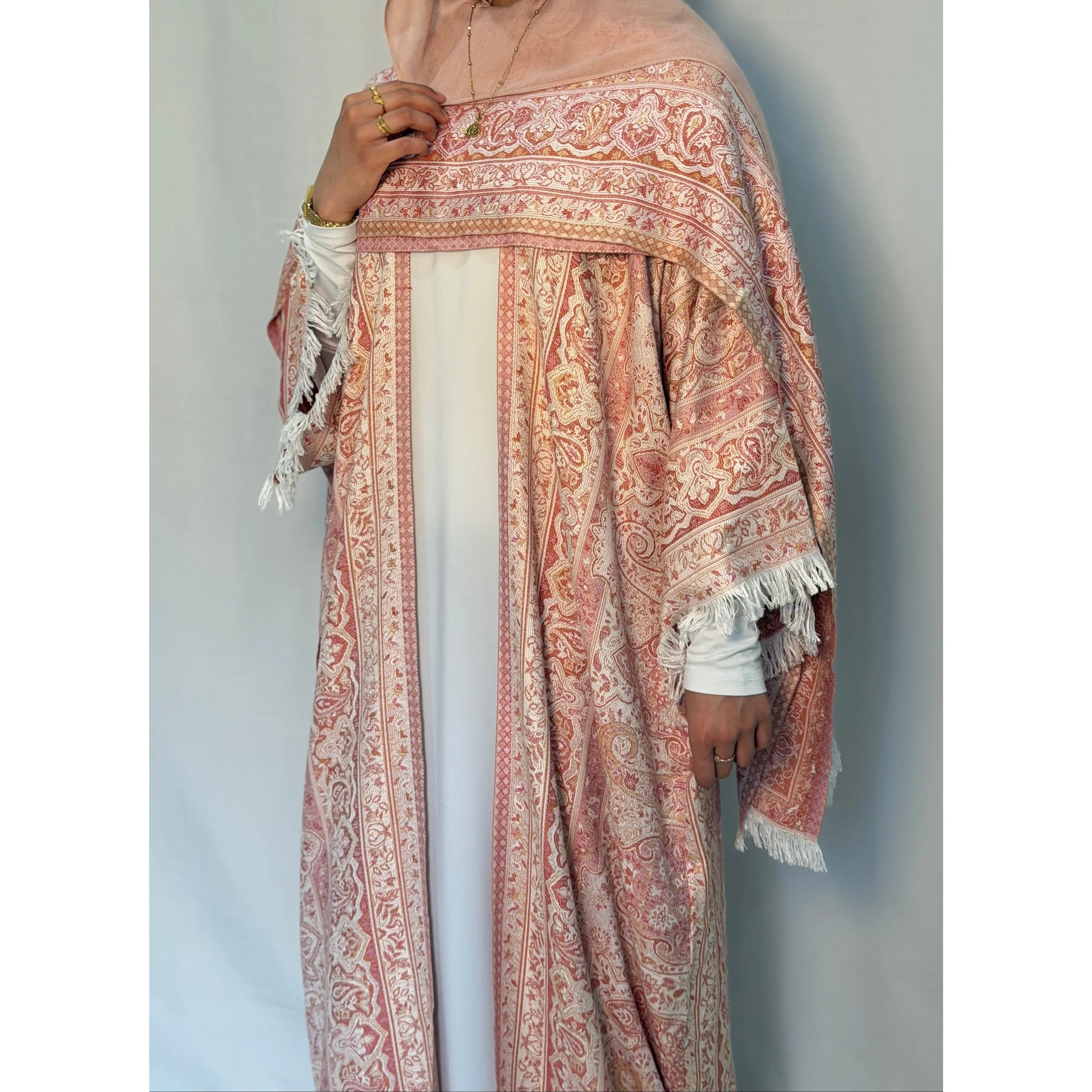 Sunset Rose- Pashmina Abaya
