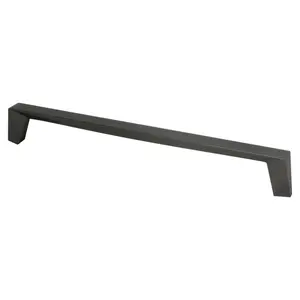 212 MAIN Slate Pull Handle with Lock, 224mm Swagger CC Design, Zinc Base Door Hardware, Door Lock