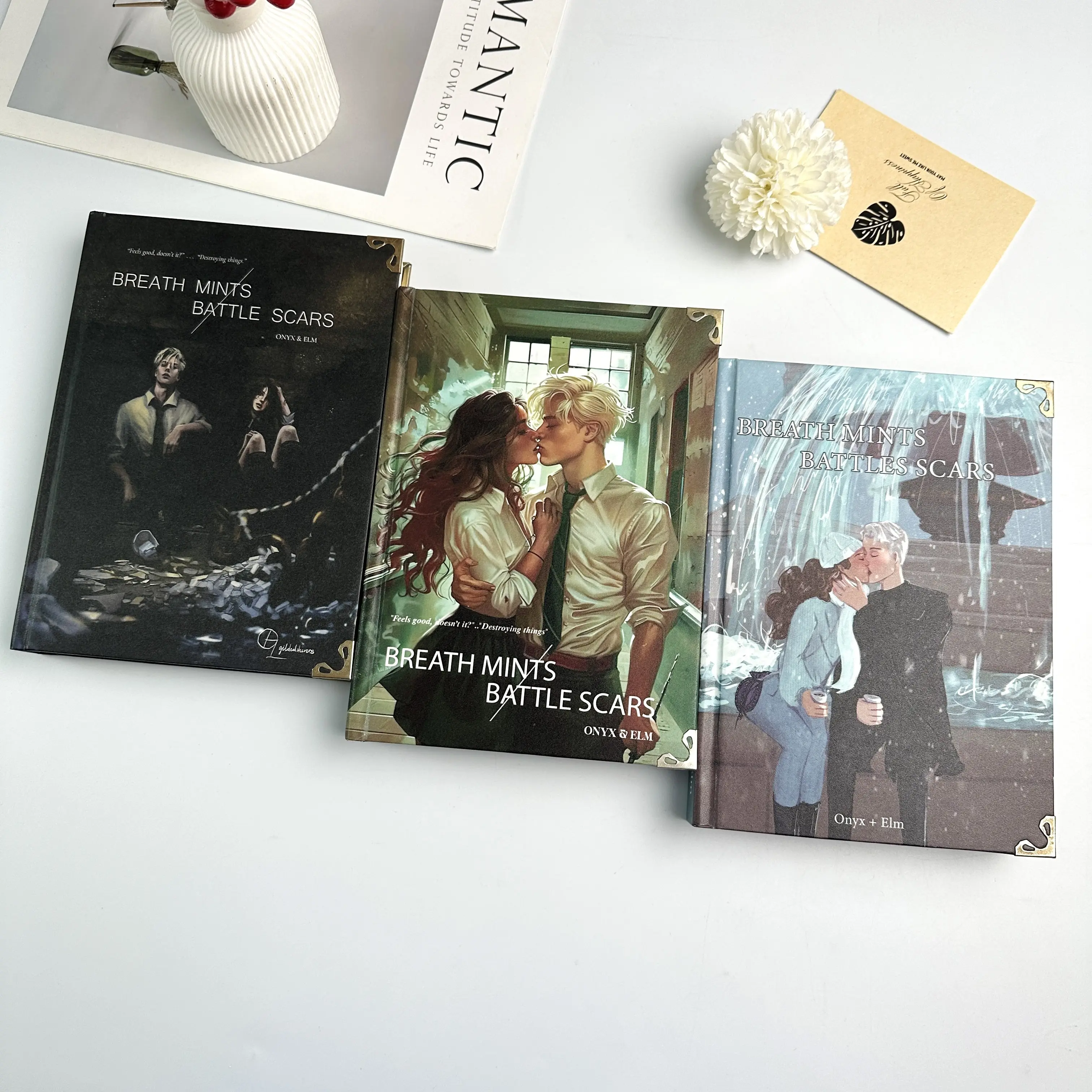 Breath Mints Battle Scars Dramione Fanfiction Book US | Draco Malfoy x Hermione Granger Toxic Dark Romance | Enemies to Lovers Obsession Angst Story | War Trauma Hurt Comfort Slow Burn | Emotional Damage BookTok Viral Read | Aesthetic Collector Gift