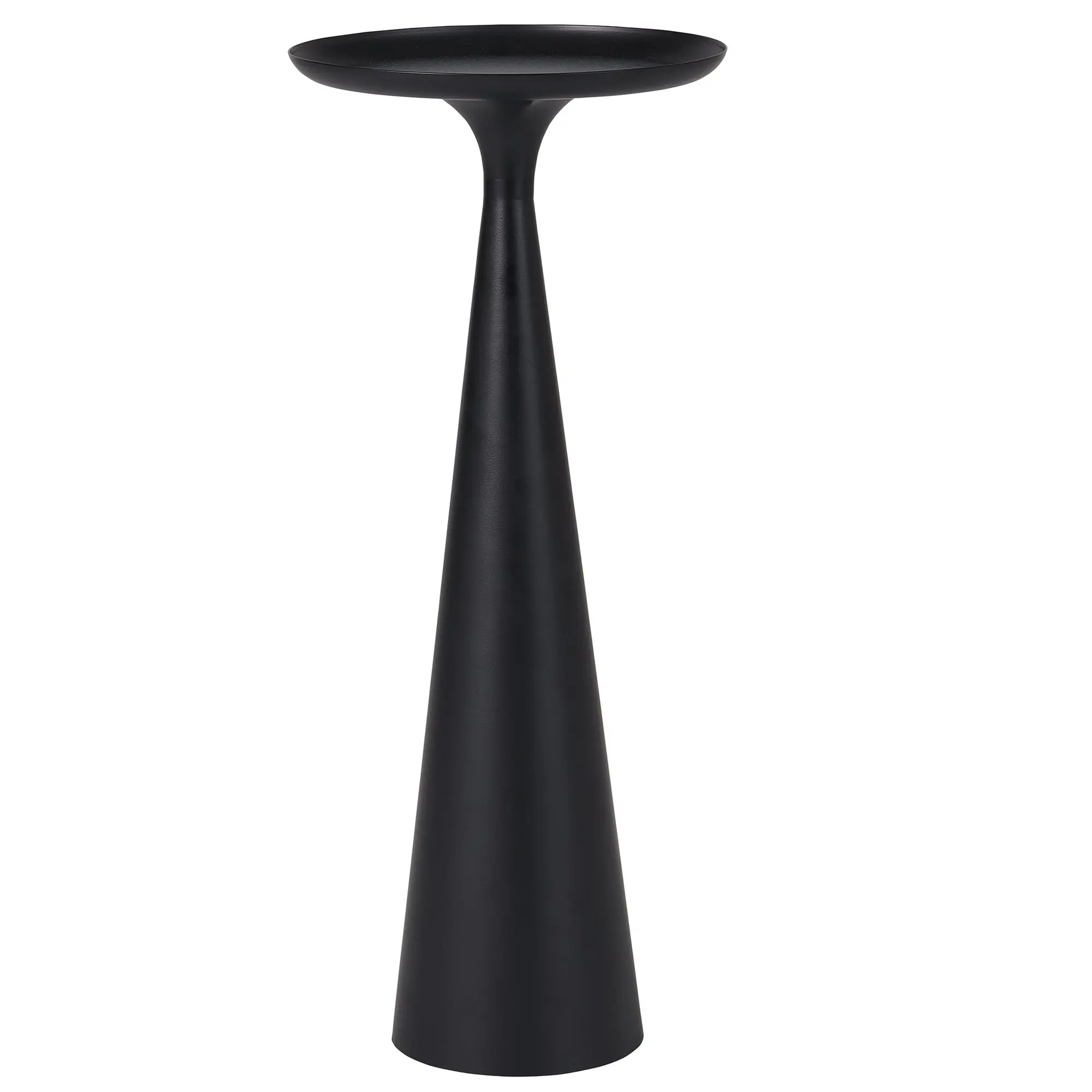Better Homes & Gardens Truitt Drink Table 24" | Modern Gold & Black Metal Accent Side Table for Living Room Bedroom Sofa Small Spaces