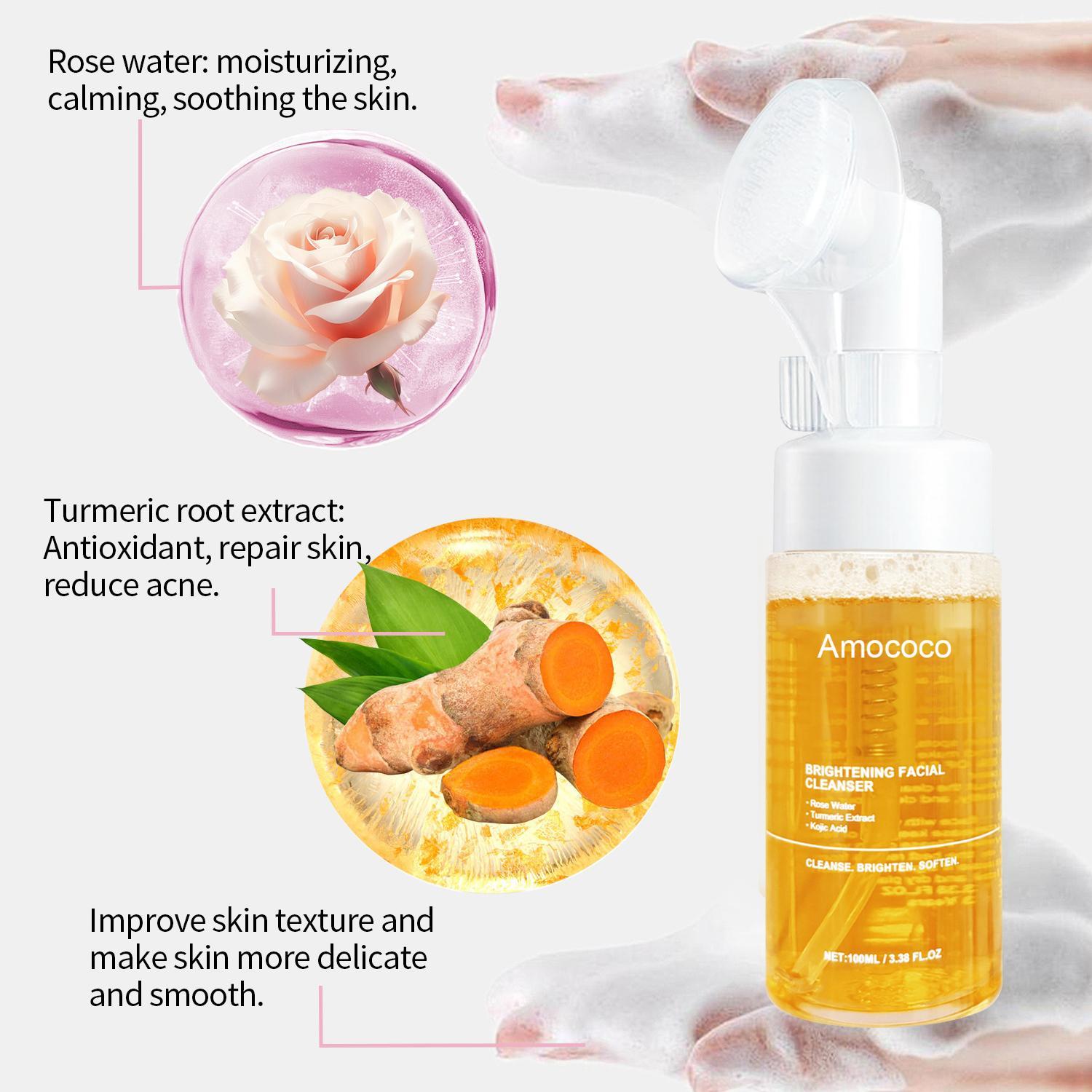 Turmeric Purifying Cleanser: Unclogs Pores, Rebalances Sebum, and Revives Radiance – The Ultimate Shower-to-Skincare Daily Ritual for Oily Skin.