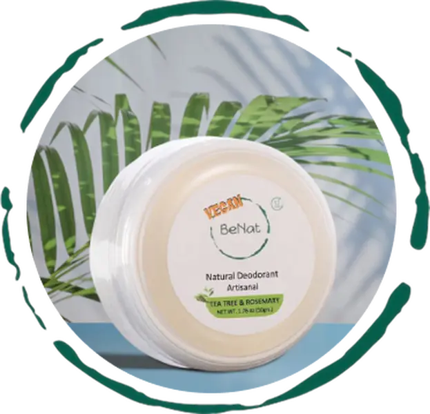 BeNat All Natural  Vegan Deodorant Cream