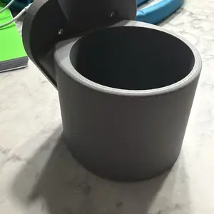 Magnetic Cup Holder for Large Cups, with Dual Installation Options: Screw or Magnet Fastening