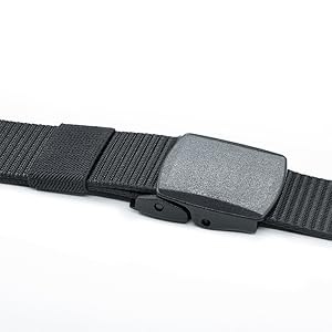 LXMY Work Belts for Men,Belts for Men,Adjustable Nylon Canvas Fabric Golf Belt,No Metal Buckle, Fast Pass Through the Airport Security,Suitable for Work and Travel
