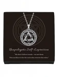 Celtic Star · Secret Pact Original unique pentagram necklace, a must-have for spring and summer daily wear. Mysterious lucky necklace, perfect for Valentine’s Day and all festive gifting.