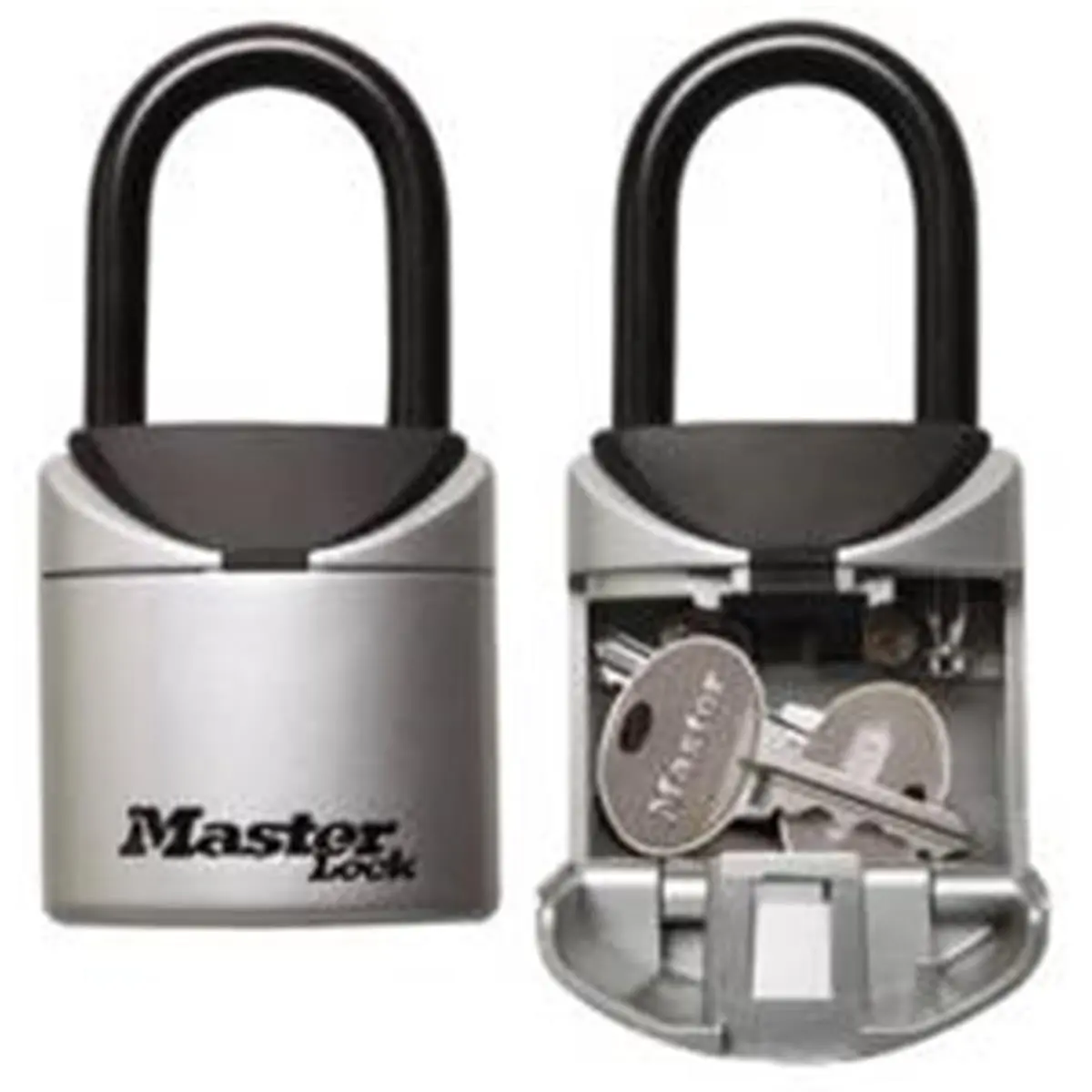 Master Lock Compact Metal Key Safe 5406D - 2.75" Wide Portable Travel Lock Box Safe, 3-Digit Combination, Holds 1-2 Keys for Secure Storage, Key Lock Safes