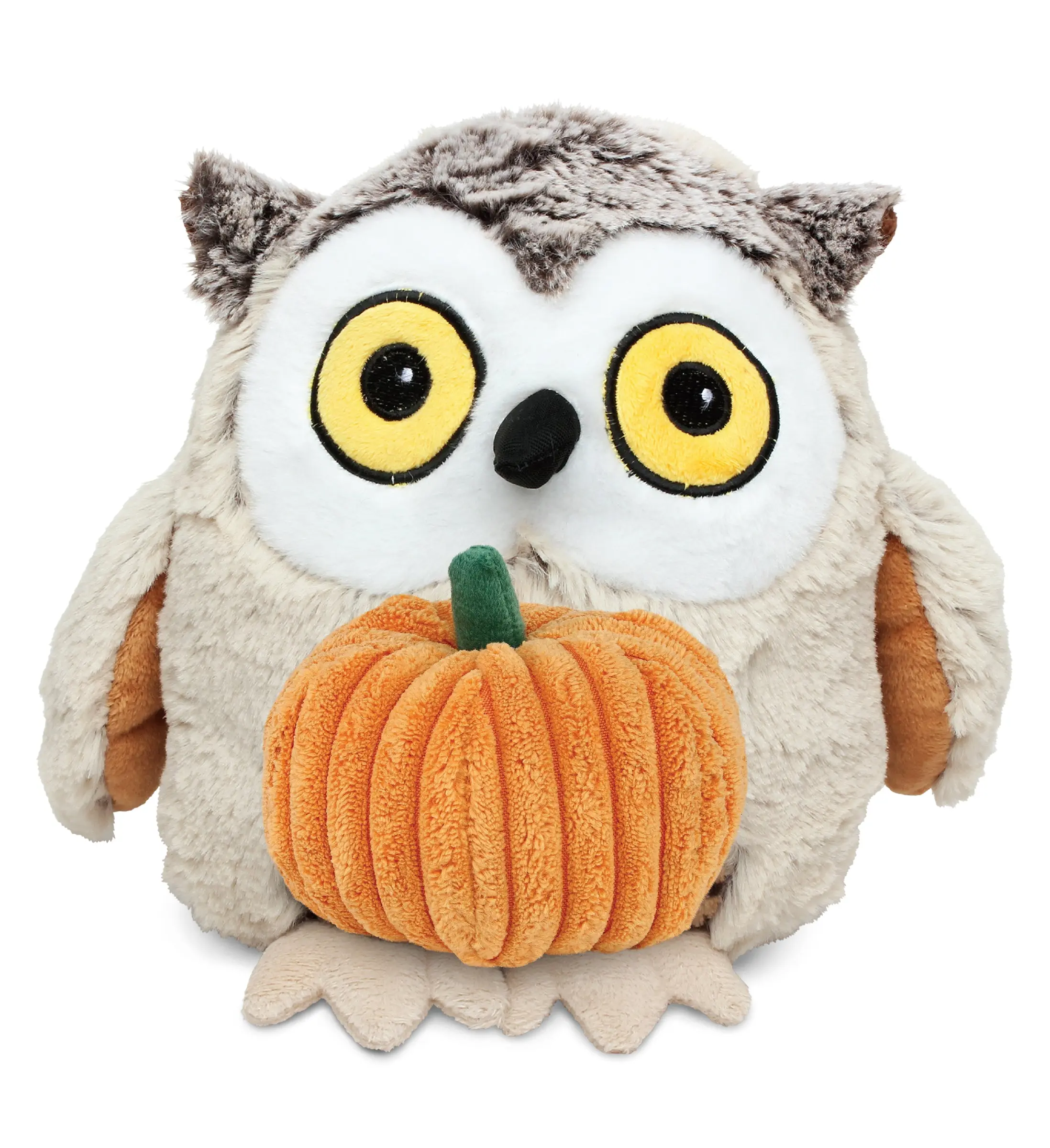PLUSH PUMPKIN - SUPER SOFT PLUSH - FAT BROWN OWL