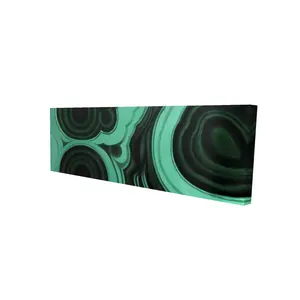 212 MAIN 16x48 in. Retro Bedroom Shapes Canvas, Malachite Stone Home Decor Artwork - Gift-Worthy Artistic Wall Photo for Home Supplies, Decoration, Geometric