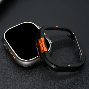 Aluminum Alloy Watch Case for Apple Watch Ultra 49mm Series 10 46mm, Full Cover Bumper Frame for Apple 10 46mm Ultra 49mm Case, Durable Wearable Protector, Electronics Accessories, Protective