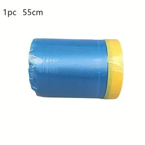 High-performance pre-adhesive masking film - suitable for cars and painting. Thin film, no residue, very suitable for painters. Durable and easy to tear. It is a special tape for car painters.